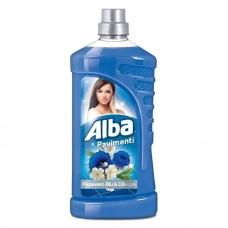 Засіб для миття підлоги Alba синій мак і цвіт вишні 1л
