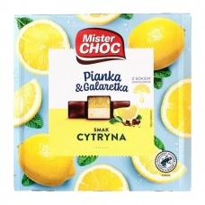 Цукерки Mister Choc Pianka & Galaretka зі смаком лимона 420 г