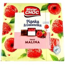 Цукерки Mister Choc Pianka & Galaretka зі смаком малини 420 г