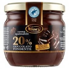 Шоколадная паста Witor's 20% cioccolato fondente 360г