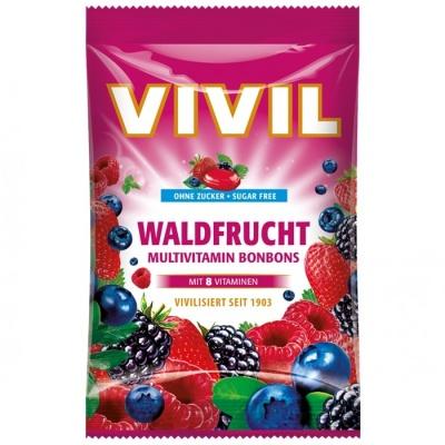 Льодяники Vivil лісові ягоди без цукру 132г