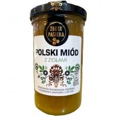 Мед Polski miod з травами 350г