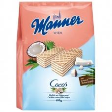 Вафлі Manner з кокосом 400г