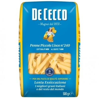 Макароны De Cecco Penne Piccole Lisce 500г