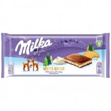 Шоколад Milka winter biscuit 100 г