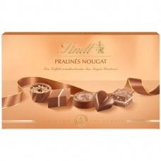 Шоколадные конфеты Lindt pralines nougat 125г