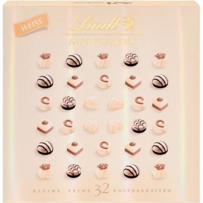 Цукерки Lindt Mini pralines Weiss 163 г