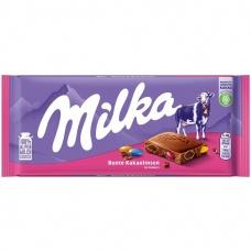 Шоколад Milka Bunte Kakaolinsen 100г