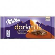 Шоколад Milka Darkmilk солона карамель 85г
