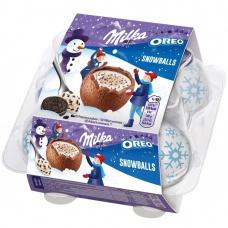 Шоколадные шарики Milka Snowballs oreo 112 г
