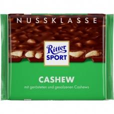 Шоколад Ritter Sport з горіхом кешю 100г