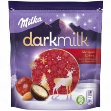 Цукерки Milka Darkmilk з марципановим кремом 100 г
