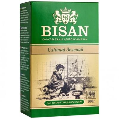 Чай листковий Bisan східний, зелений 100 г