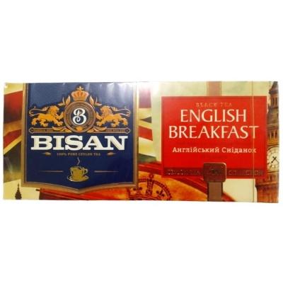 Чай чорний Bisan Англійський сніданок 37.5 г