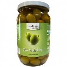 Оливки зелені Mangiare з кісточкою 700 г