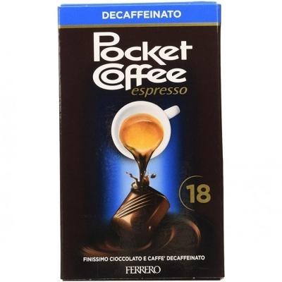 Цукерки Ferrero pocket coffee espresso decaffeinato 225г