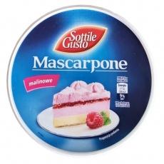 Сыр Sottile Gusto Mascarpone малиновое 250г