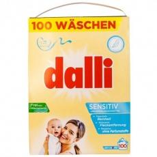 Порошок для стирки детских вещей Dalli Sensitiv 100 стирок 6,5 кг