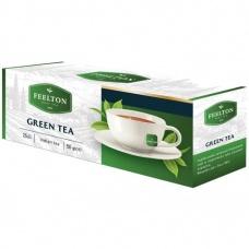 Чай зелений в пакетиках Feelton 50 г