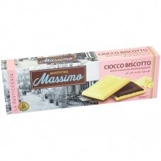 Печенье Maestro Massimo в белом шоколаде 120г