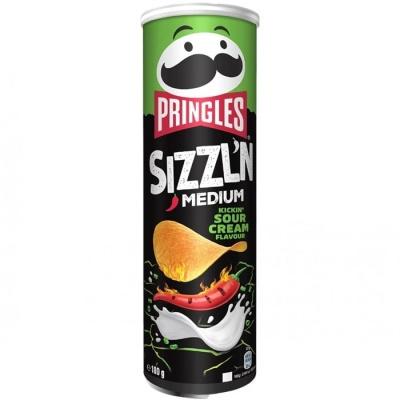 Чіпси Pringles Sizzln Medium 180 г