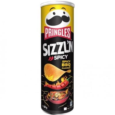 Чіпси Pringles Sizzln Spicy 180 г