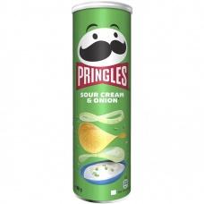 Чипсы Pringles сметана и зеленый лук 185 г