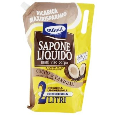 Рідке мило Milmil з кокосом і ваніллю 2 л