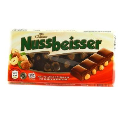 Шоколад Nussbeisser молочний з горіхами 100 г