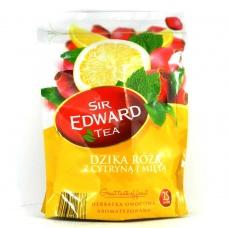 Чай Sir Edward дика роза лимон та мята 25 пакетів