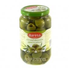 Оливки BARESA зелені без кісточки 540г
