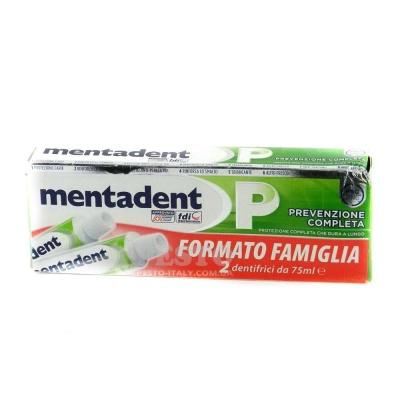 Зубна паста Mentadent P повне запобігання 2шт по 75мл 