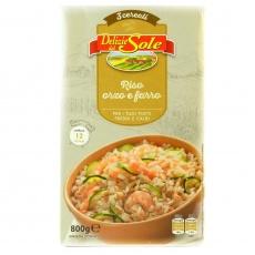Рис Delizie dal sole tre cereali рис, ячмень, полба 0,8кг