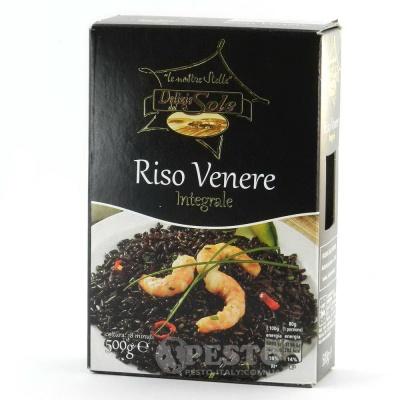 Рис Delizie dal Sole riso venere integrale 0.5 кг (черный)