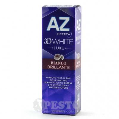 Зубна паста AZ 3D white Luxe bianco brillante відбілююча 75мл