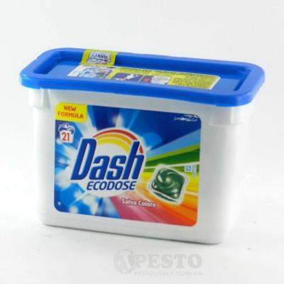 Подушечки для прання Dash ecodose Salva colore 21шт 