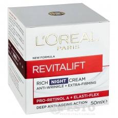 Антивозрастной крем Loreal Revitalift ночной 50мл