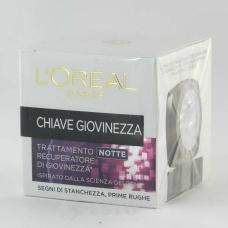 Нічний крем для обличчя Loreal Chiave Giovinezza 50мл