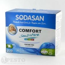 Дитячий органічний порошок для прання Sodasan comfort sensetive 25 прань 1,2кг