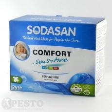 Детский органический порошок для стирки Sodasan comfort sensetive 25 стирок 1,2к..