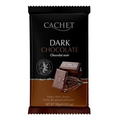 Шоколад Cachet чорний 53% какао 300 г