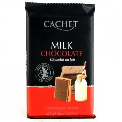 Шоколад Cachet молочний 32% какао 300 г