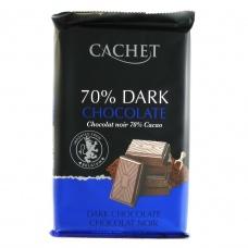 Шоколад Cachet чорний 70% какао 300г