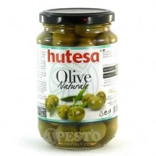 Оливки зелені Hutessa з кісточкою 350г