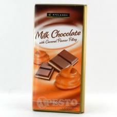 Шоколад молочний Ryelands з карамелью 100г