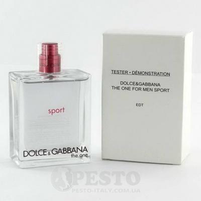 Парфумована вода TESTER Dolce Gabbana the one for men sport 100 ml 