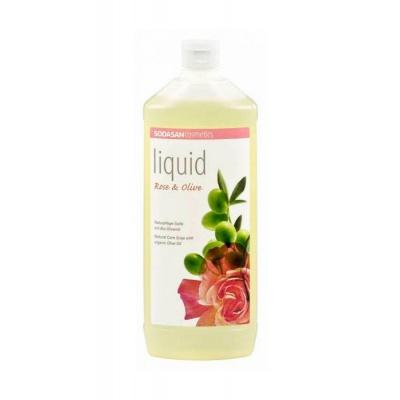 Жидкое органическое мыло Sodasan rose olive 1л