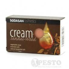 Крем-мыло для чувствительной кожи Sodasan cream sandelholz органическое 100г