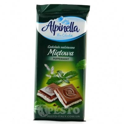 Шоколад Alpinella мятна 100 г
