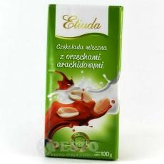 Шоколад Etiuda молочна з арахісом 100 гр